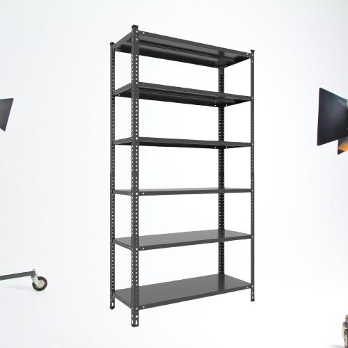 Стеллаж для склада, дачи, гаража- 2200-90-37см  12-ть железных полочек