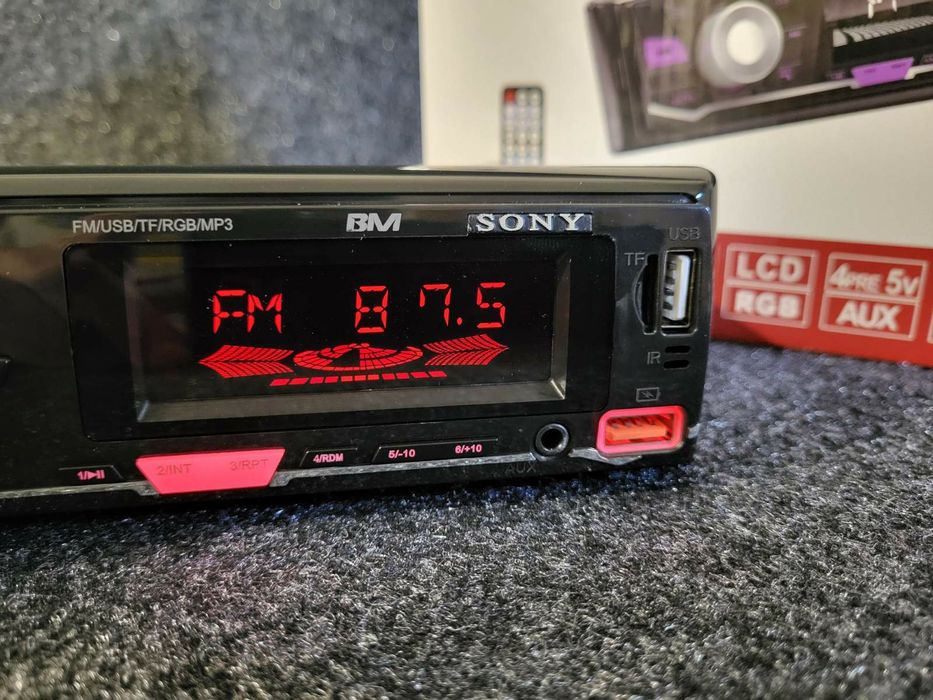 Блютуз магнітола Sony / змінна підсвітка/автомагнітола/USB