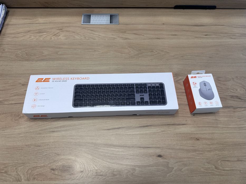 Комплект миша та клавіатура 2E. (Bluetooth/USB)