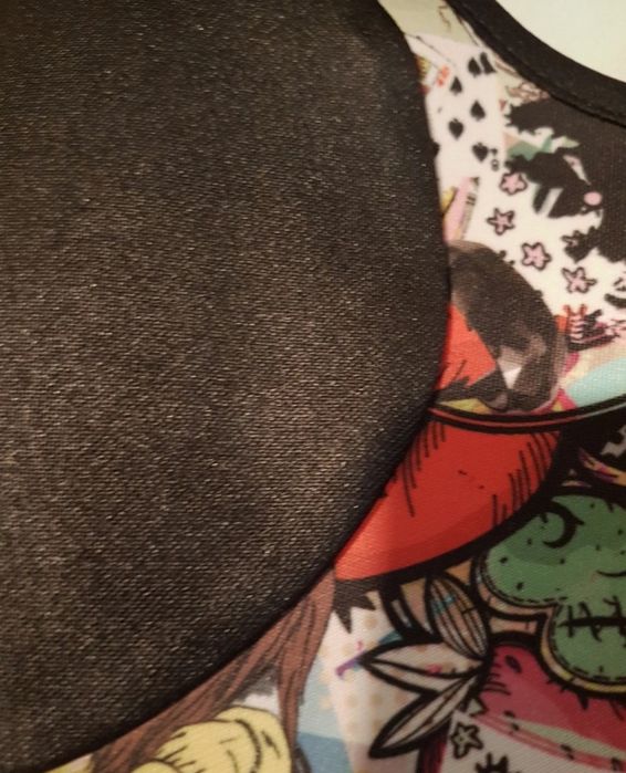 Figa Suknia Pop - Art. Goth. Print.