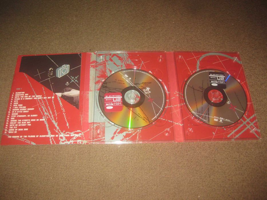 U2 "Elevation 2001: Live from Boston" Edição Especial com 2 DVDs em Digipack!