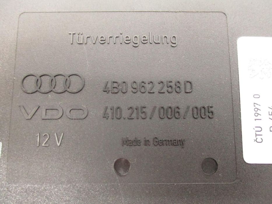 CENTRALINA CONFORT AUDI A6 2002 -4B0962258D