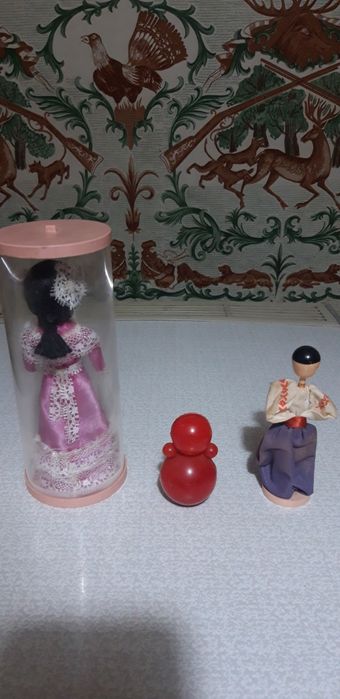 Матрёшка, Куклы неваляшка, девочка и казачок.