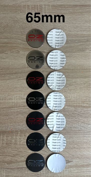 Conjunto 4 Centros OZ Racing 56mm 60mm 65mm 68mm