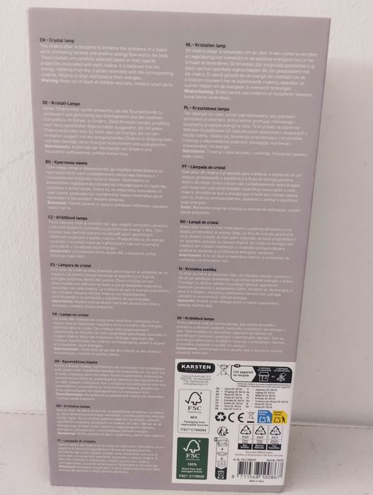 Candeeiro 7 Chakras Deluxa novo