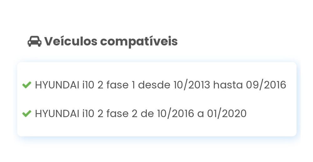 Faróis de nevoeiro Hyundai i10 - o par