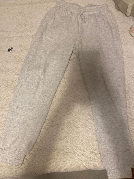 cinzentos calças de fato/treino