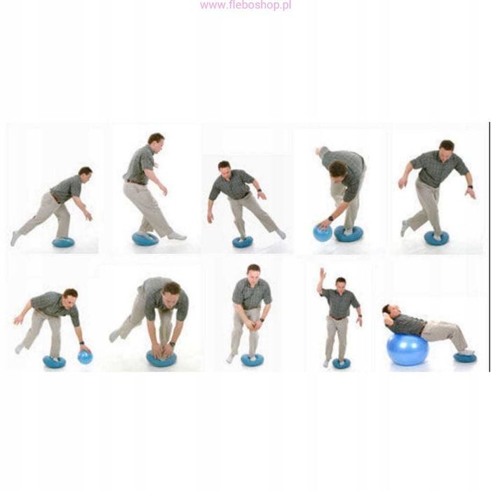 PODUSZKA SENSORYCZNA Sensomotoryczna DYSK Jeż BERET Fitness 32 cm.