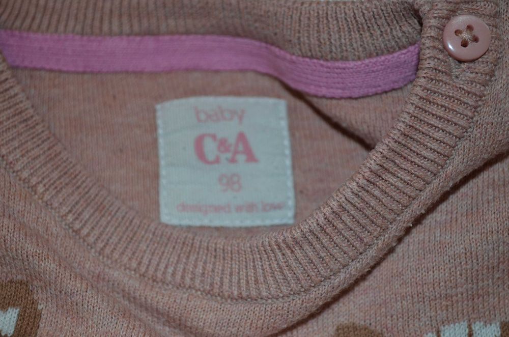 sweterek 98 C&A kotki
