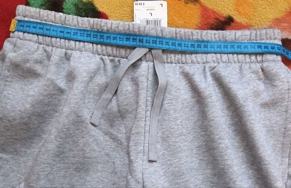 Штаны ADIDAS серые флис L оригинал