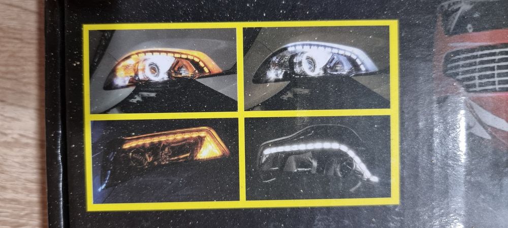 Crystal LED DRL, ДХО с бегущим поворотом 10 кристаллов