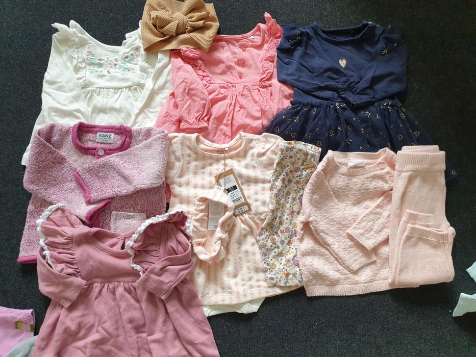 Paczka ubrań niemowlęcych r.68