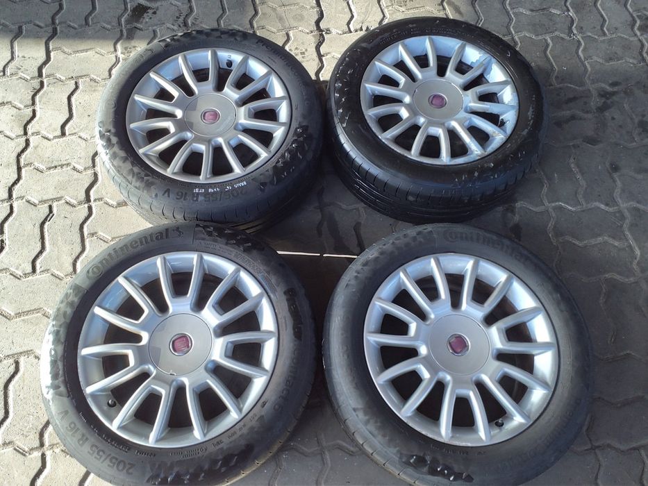 Jantes Fiat Bravo Ii R16 Com Pneus 205/55 Furação 4X98