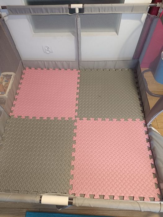 Kojec suchy basen dla dzieci + piłeczki i mata