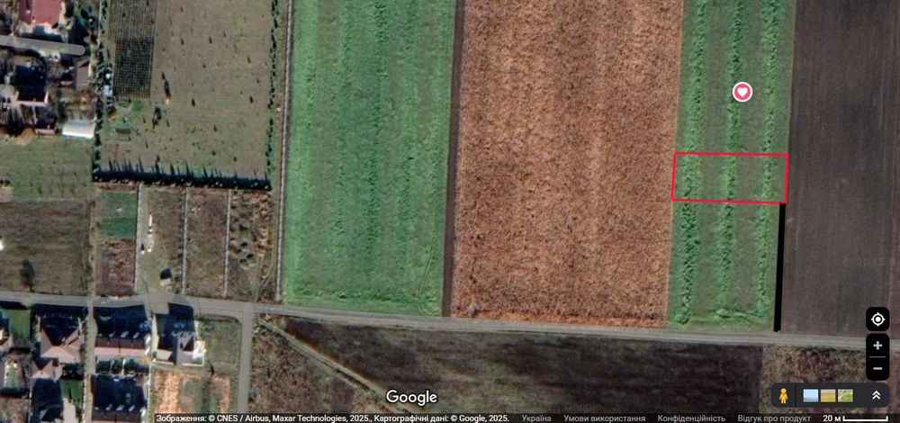 Ділянка під забудову 10,08 сот