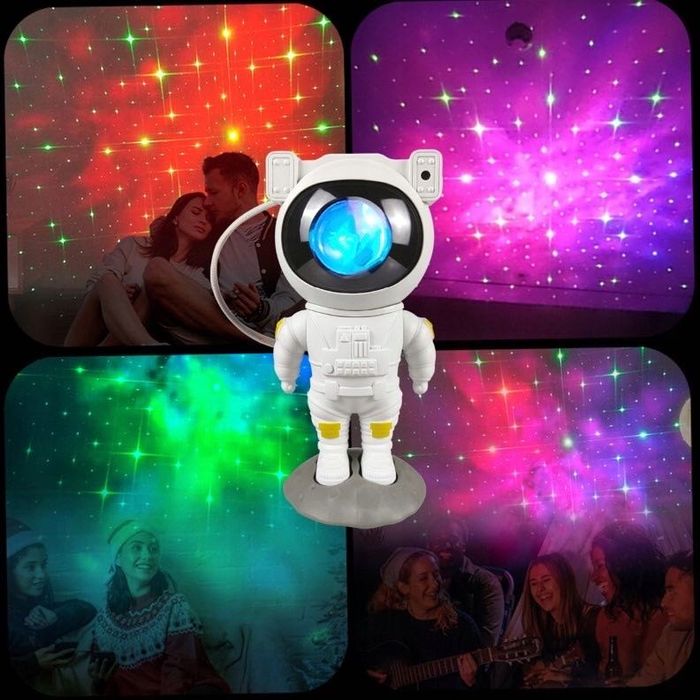 PROJEKTOR Gwiazd  Nieba Lampka Nocna ASTROnauta KOSMONAUTA Prezent