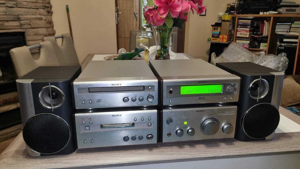 Wieża Sony SP-55 TA-SP55 ST-SP55 CDP-SP55 MDS-SP55 kolumny pilot