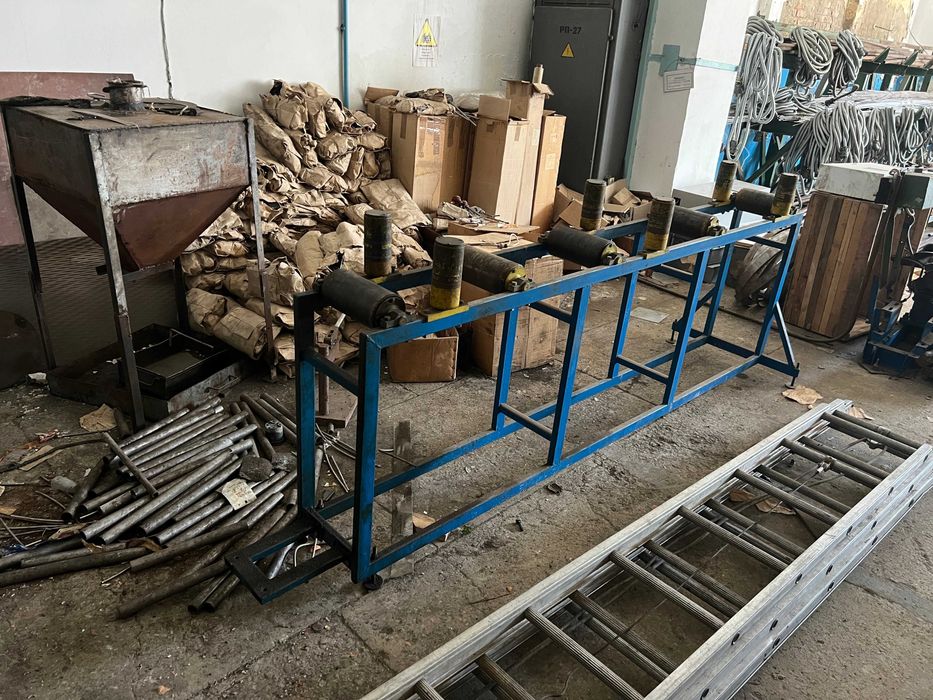 Рольган (ролики) для металевого прокату. Лебідка.