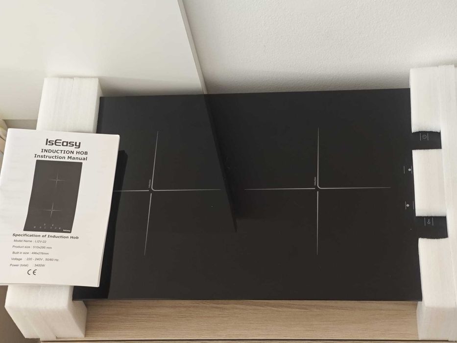 placa de indução de 2 bicos (Nunca usada)