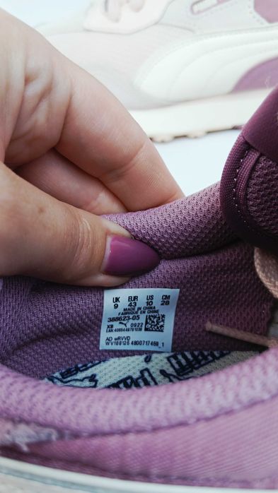 Оригінальні кросівки кроссовки puma-rider fv block 'rose quartz pale grape' 43р