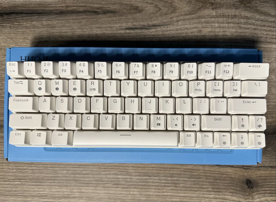 HUO JI CQ63 проводная/беспроводная Bluetooth механическая клавиатура
