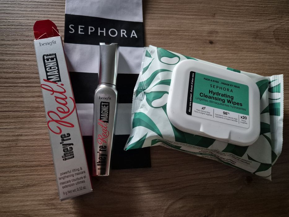 Zestaw! BENEFIT They're Real Magnet 9g tusz do rzęs SEPHORA demakijaż
