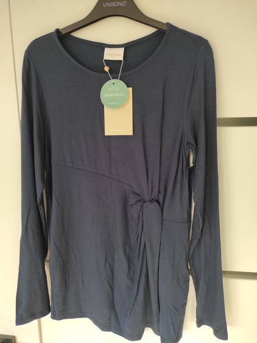 Nowa ciążowa bluzka granatowa S mamalicious