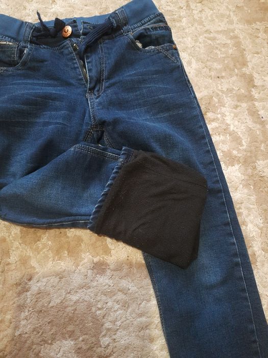 Штани утеплені джинси на флісі