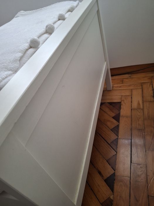 Cama solteiro ikea + estrado+ colchão