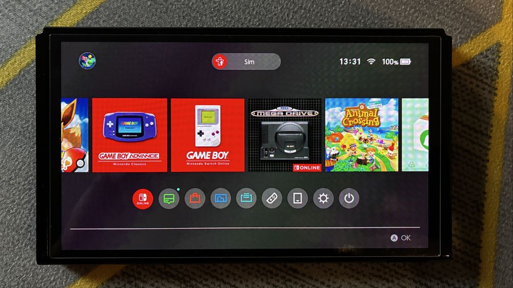 Nintendo switch oled como nova