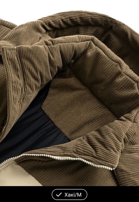 Чоловіча зимова утеплена тепла куртка з капюшоном