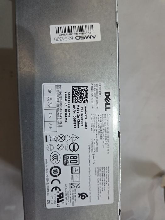 Sprzedam zasilacz DELL L240ES-00 (Stan nieznany) z demontażu