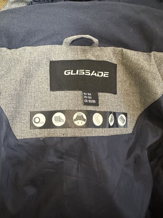 Пуховик для дівчинки, гірськолижна куртка пухова, зріст 164, Glissade