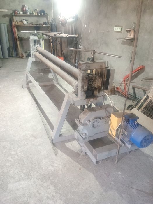 Трьохвальцевий станок, листогиб