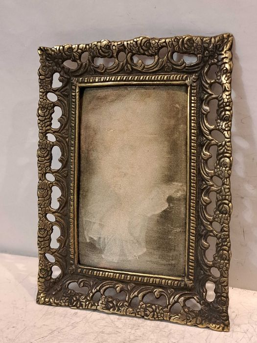 Подарочная бронзовая рамка, шёлкография - бронза.