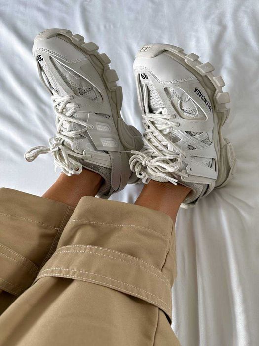 Кроссовки Balenciaga Track 3.0 White Black 36-45 Новинка Весны! Купить