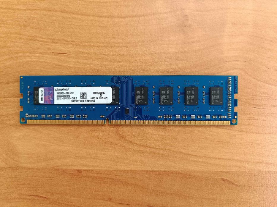 Pamięć RAM 4GB DDR3 1333MHz Kingston KTH9600B/4G DIMM CL9 2RX8 (1x4)