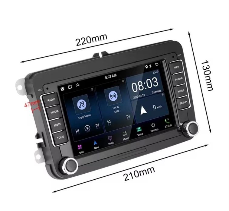 Radio Android VW Passat Golf Touran Polo EOS Skoda Octavia Superb Seat