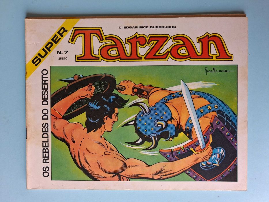 TARZAN [Super] coleção 7 volumes + Álbum Tarzan "O Berço dos Deuses" (1977)