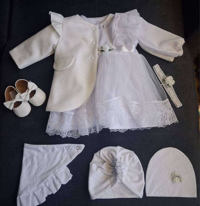 Zestaw do chrztu dla dziewczynki