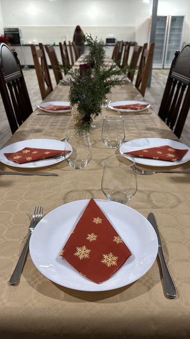 Espaço para jantares de Natal