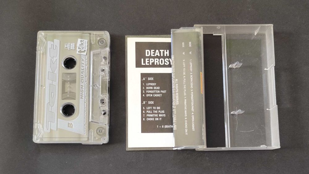 Death - Leprosy - kaseta (1991) - używana
