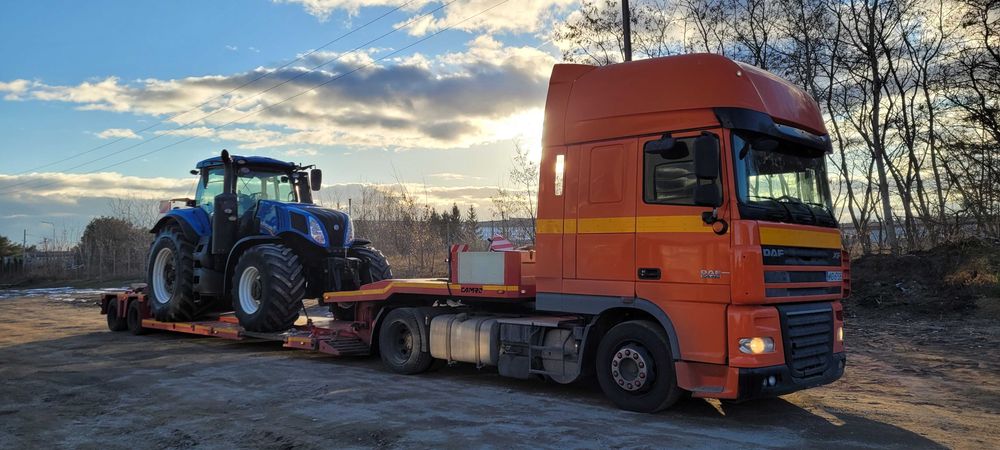 Transport maszyn rolniczych i budowlanych LAWETA