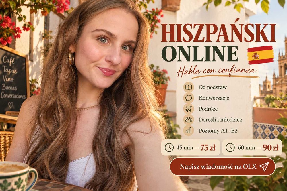 Korepetycje z języka hiszpańskiego ONLINE – od podstaw