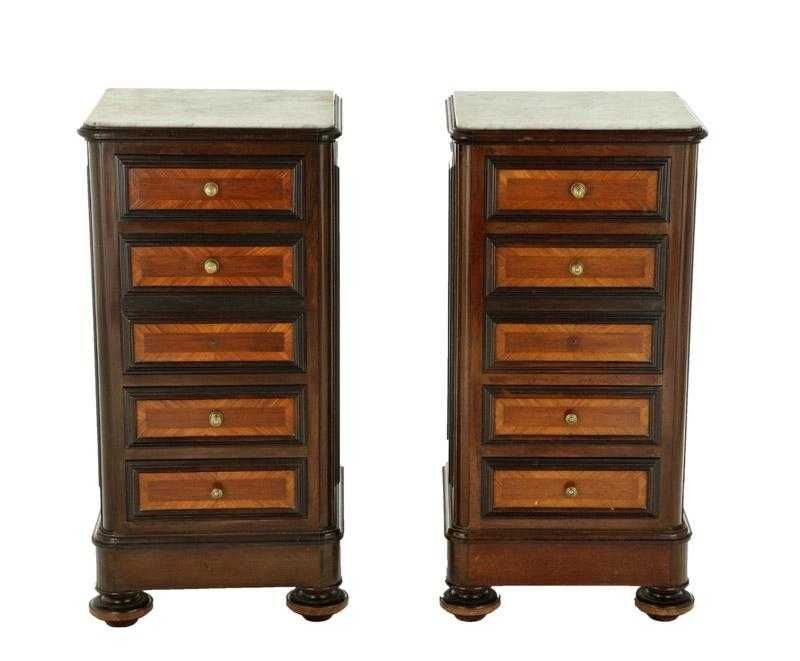 Mesas de Cabeceira em Pau-Santo e Pau-Rosa