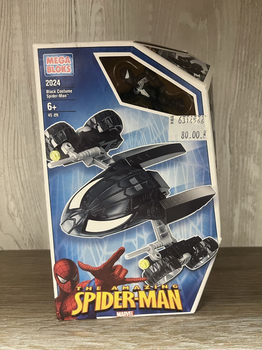 Mega Bloks Spider-Man Чорний Людина-Павук (Новий / Запакований 2011)