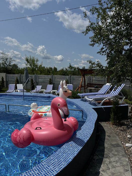 Подобова оренда великого будинку за містом з басейном з підігрівом