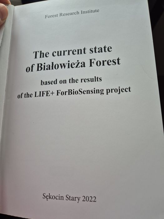 Książka Bialowieza Forest  IBL nowa 5 map
