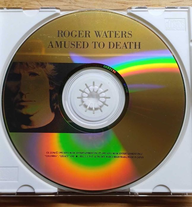 Roger Waters Amused to Death Gold CD
