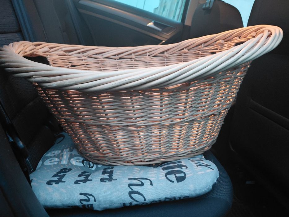 Nowy Koszyk  wiklinowy na pranie